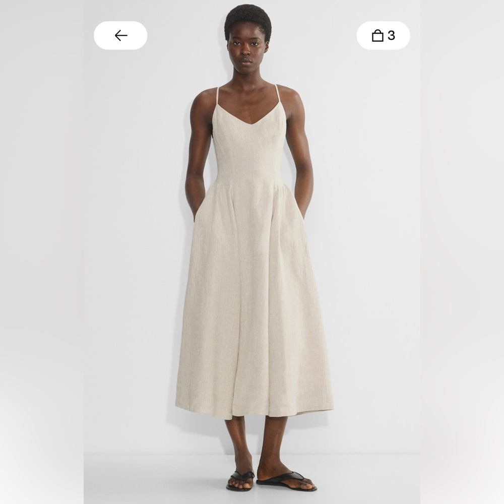 Aritzia Technique Linen Dress - Picture 4 of 12